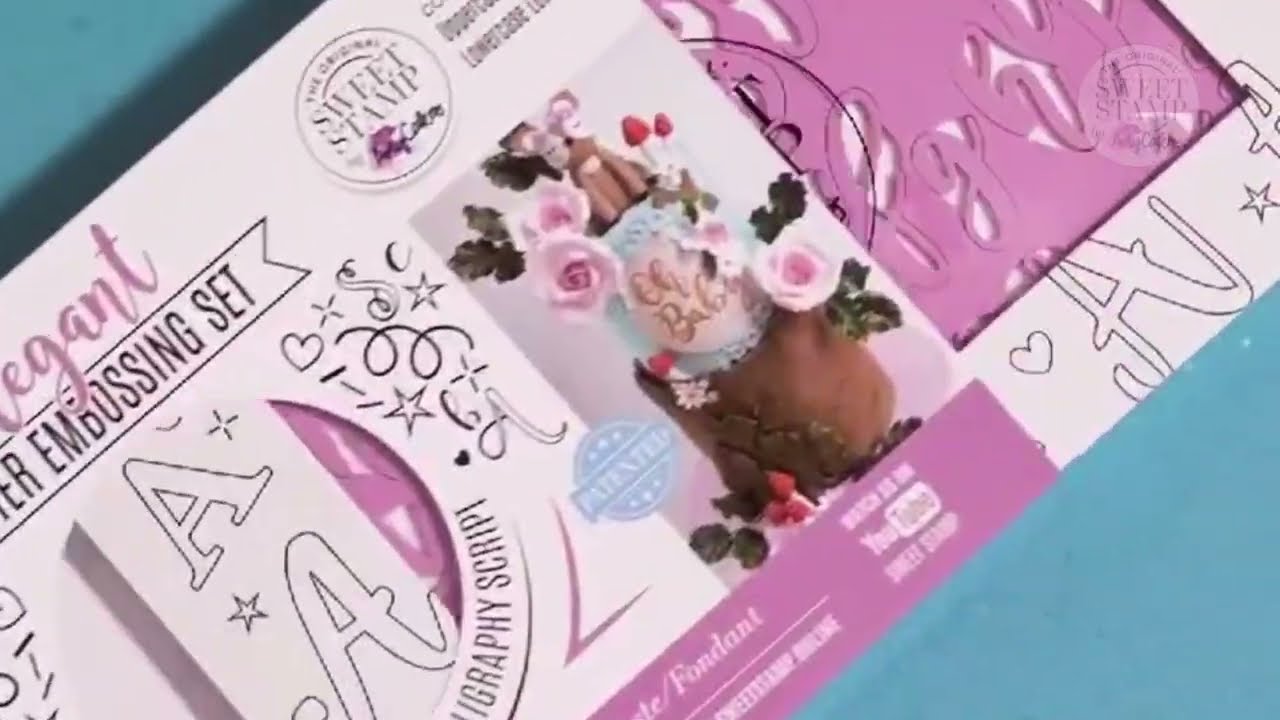 An original SweetStamp letter set