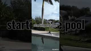 how to do a pool deck ,water line mosaic tiles blue@ Cisco flooring & supplies