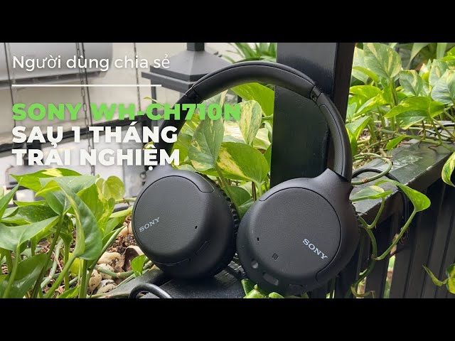 Người dùng chia sẻ 28: Tai nghe không dây chống ồn Sony WH-CH710N sau 1 tháng sử dụng