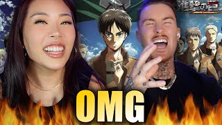 REACTING TO EVERY ATTACK ON TITAN OPENING 🤯 (finally)