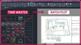 Master Batch Plotting in AutoCAD : Print & Convert Multiple Sheets To PDF like a Pro !"