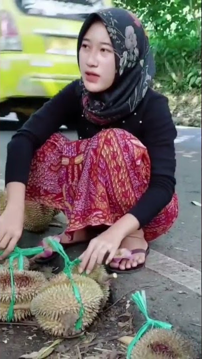 ORANG CANTIK MAH BEBAS NAWAR.. HEHE #durian #mukbang #beautiful