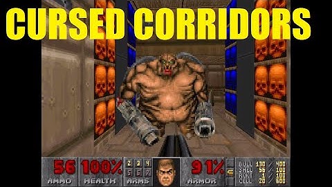 Doom 2 "Friday Speedmapping" - Clippy plays Cursed Corridors - a map by CLIPPY