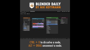 Powerful Node Shortcuts in Blender