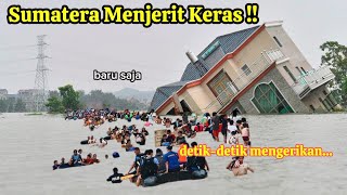 Sumatera Berduka, Baru Saja Banjir Bandang Besar Menyapu Ribuan Rmh