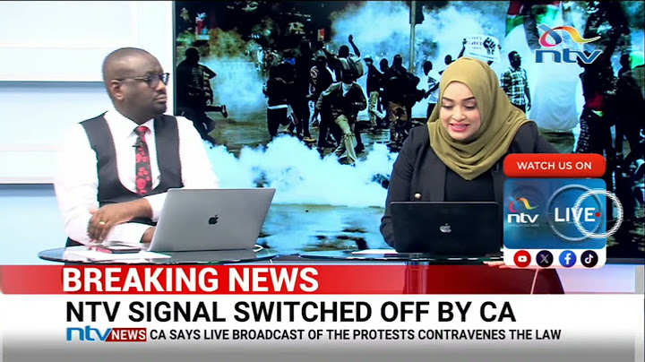 Communications Authority of Kenya officers switch off NTV's Free-to-Air signal