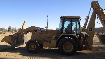 Start-up procedures for John Deere backhoe by Kevin Forbes