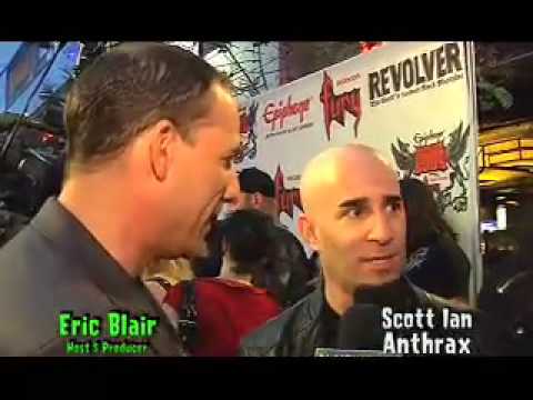 Anthrax's Scott Ian & Pearl talk to Eric Blair @ The Golden God Awards