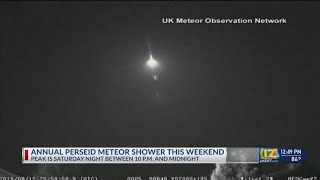 Annual Perseid meteor shower this weekend