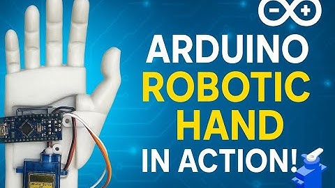 DIY Arduino Robotic Hand | 3D Printed Servo Controlled Hand Project for Students