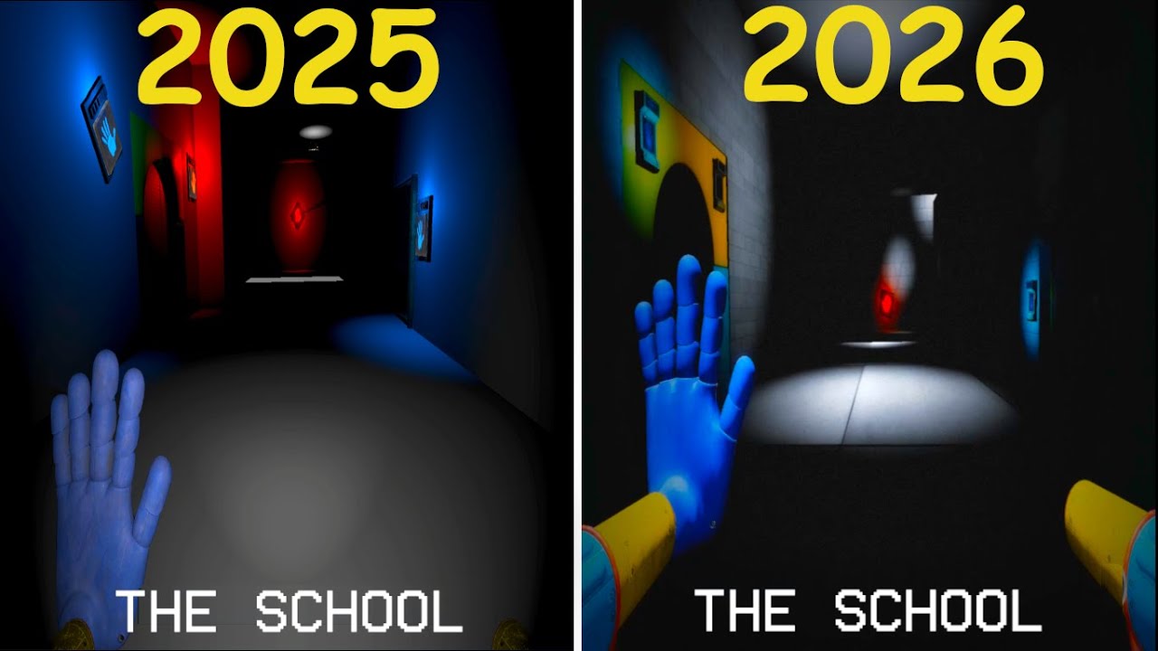 The School!! Poppy Playtime Fanmade Old Version 2025 - New Version 2026 - Full Game.