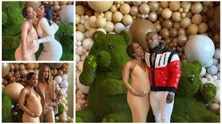 MALIKA HAQQ AND O.T. GENASIS CELEBRATE AT THEIR BABY SHOWER