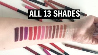 Maybelline Color Sensational Lipliners | Lipswatches + Review