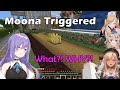 Moona Got Triggered By A Stray Plant Planted By Her Senpai Flare【Hololive English Sub】