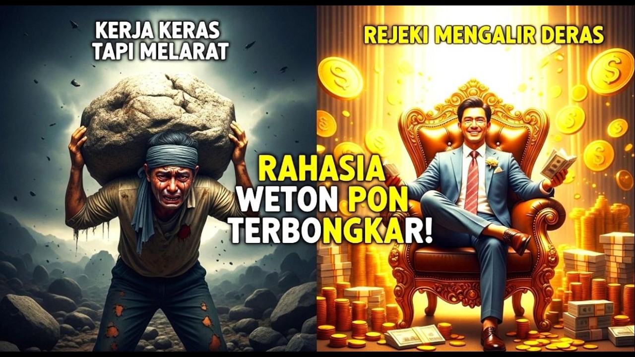 KERJA MATI-MATIAN TAPI MISKIN? WETON PON WAJIB TAHU! TRIK JITU REJEKI MENGALIR DERAS!