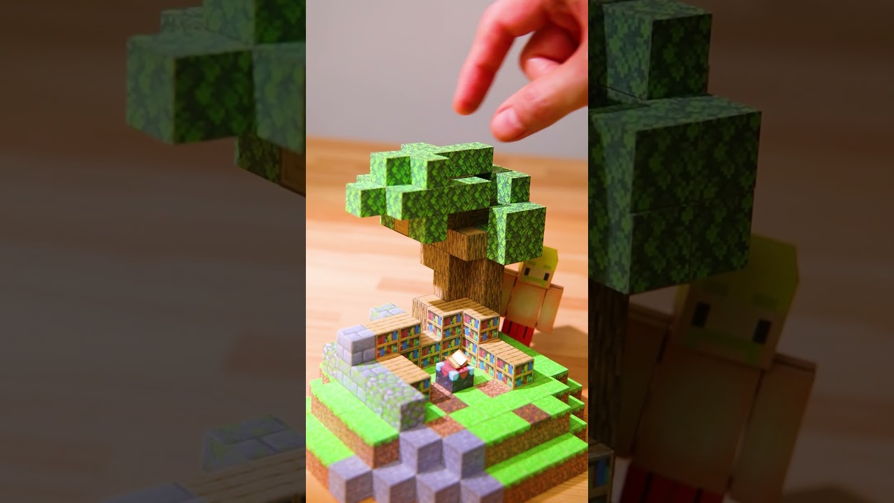 Minecraft Papercraft Enchantment Table