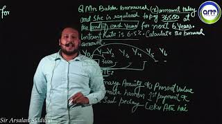 AFC 3 (QMT) Ordinary annuity discounting part 1  by Sir Arsalan Siddiqui (ARTT Business School)