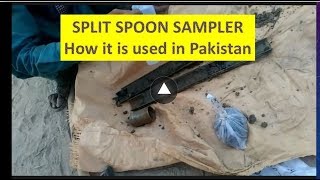 spt (split spoon sampler) sampler use in geotechnical investigations.