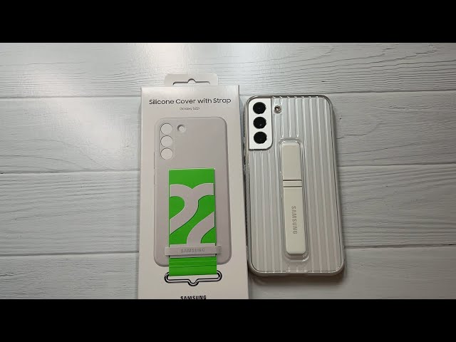 Official Samsung Galaxy S22+ Silicone Cover with Strap Unboxing and Review