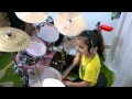 System Of A Down - Toxicity ( Drum cover ) Eduarda Henklein (5 Years-old)