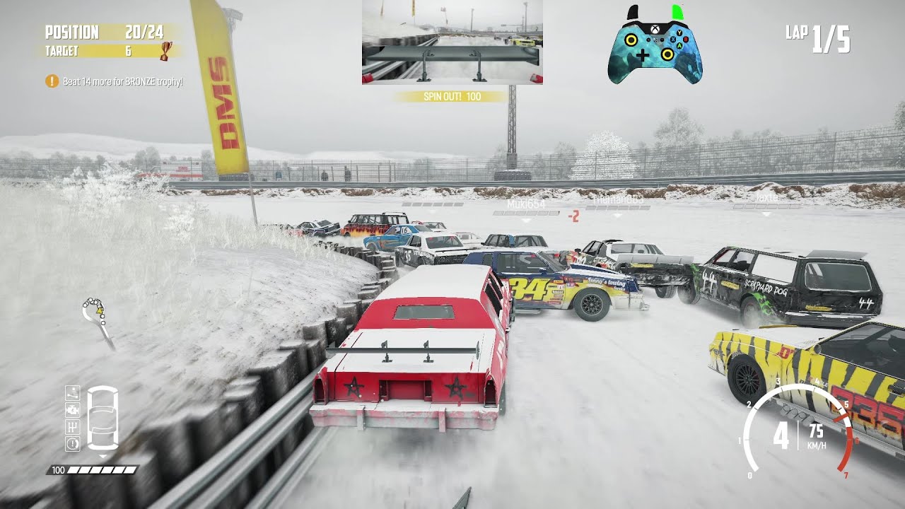 Wreckfest 26.01.27 Limo Rumble Race - Crash Canyon Main Circuit