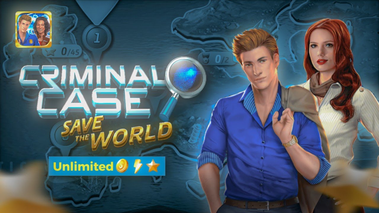 Unlimited money, Stars, Energy Criminal case Save the world Mod