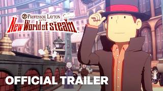 Professor Layton And The New World of Steam – Release Date Reveal Trailer