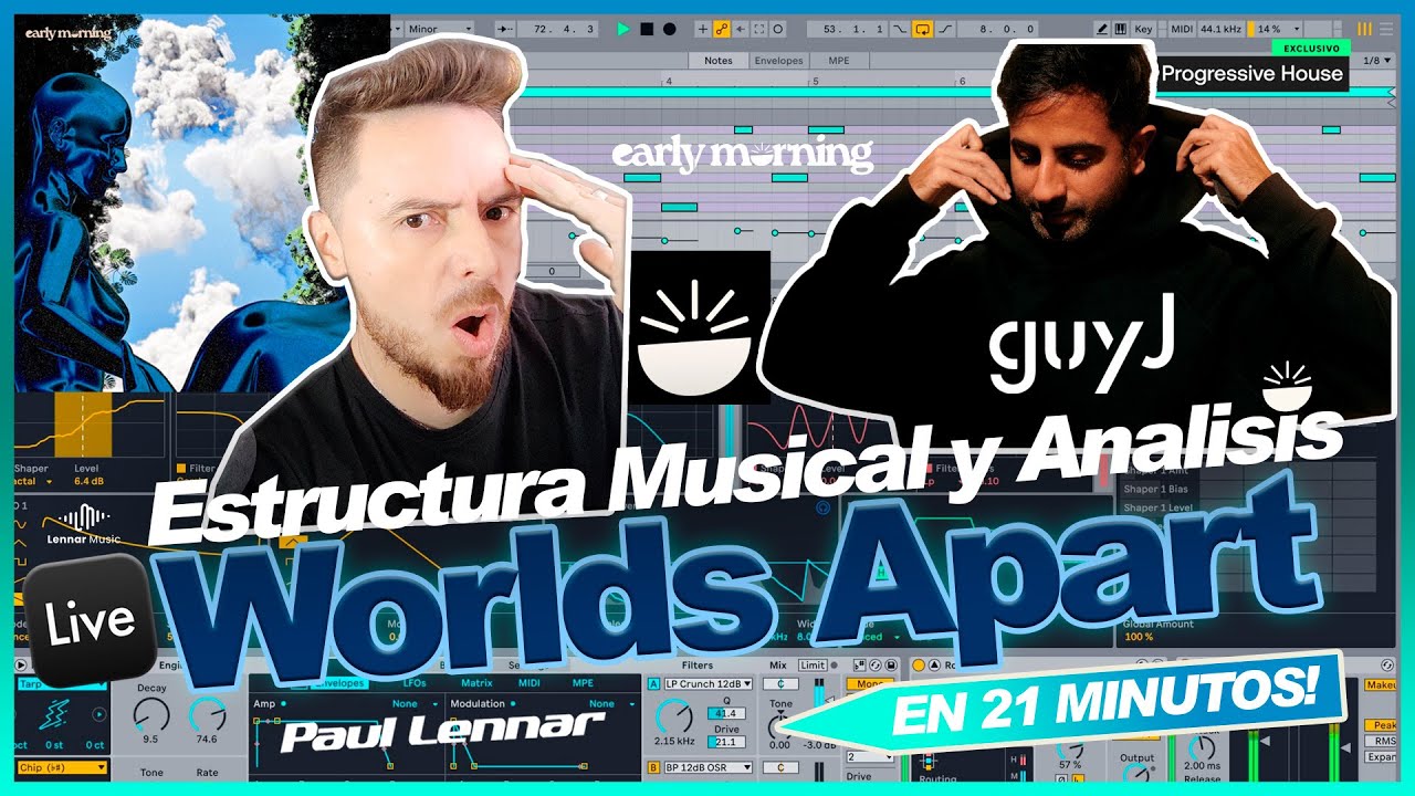 Guy J ¨Worlds Apart¨ Estructura Musical y Análisis📊👽🇮🇱Ableton Live 12 🎛️🎚️ #guyj