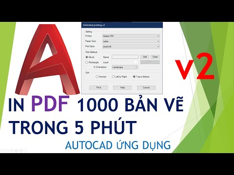 Video In Hàng loạt Bản vẽ Autocad ra File PDF siêu nhanh |... - youtube