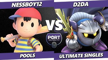 Port Priority 9 - Nessboy12 (Ness) Vs. D2da (Meta Knight) Smash Ultimate - SSBU
