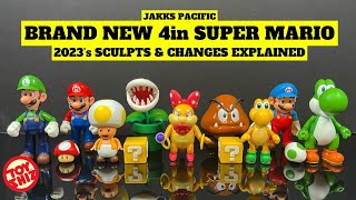 2023 NEW 4in SUPER MARIO FIGURES EXPLAINED | Jakks Pacific