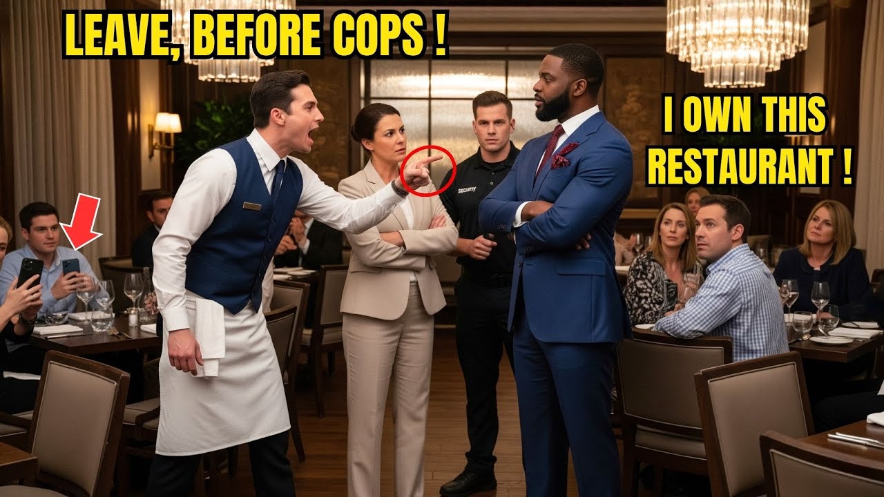 Waiter Denied to Serve the Black Man — Didn’t Know He Owned the Restaurant!