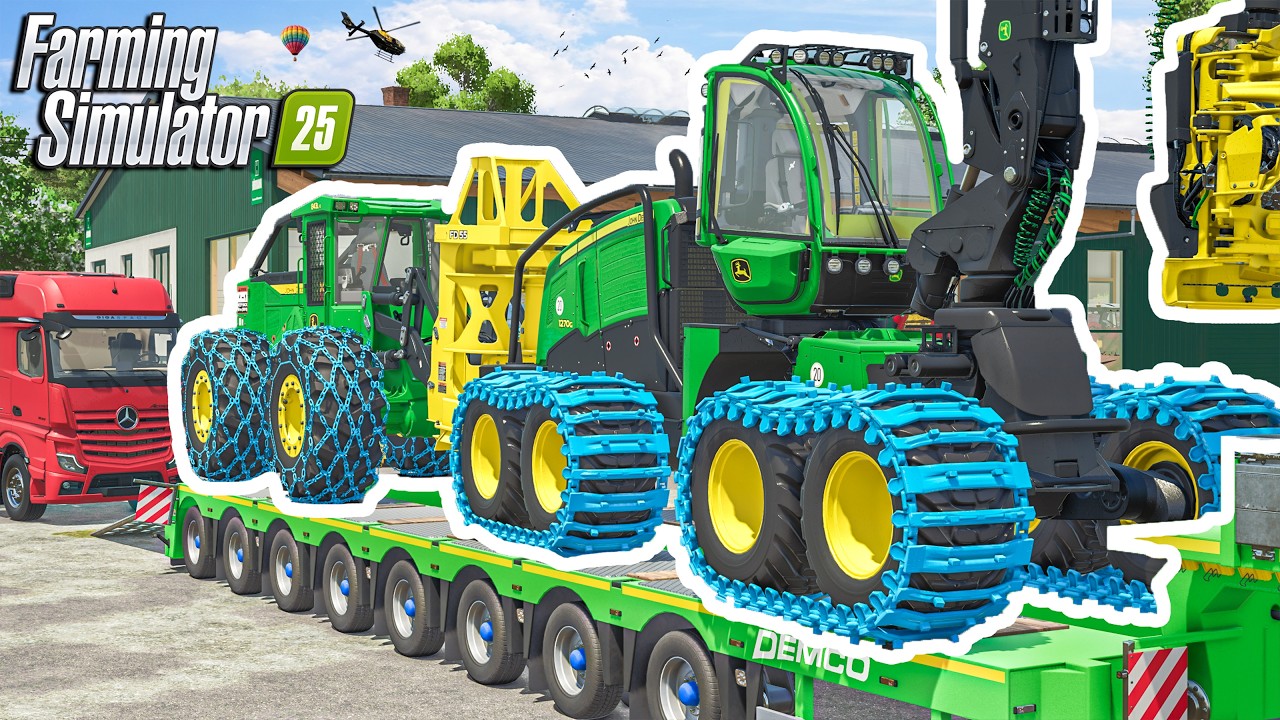 Chopping Dead Trees & Destroying Old Wood | 1000 COWS | Farming Simulator 25