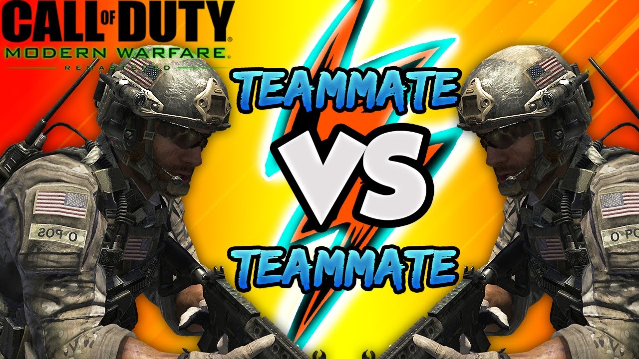 TEAM KILLING & RAGE!- MW Remastered Funny Moments!