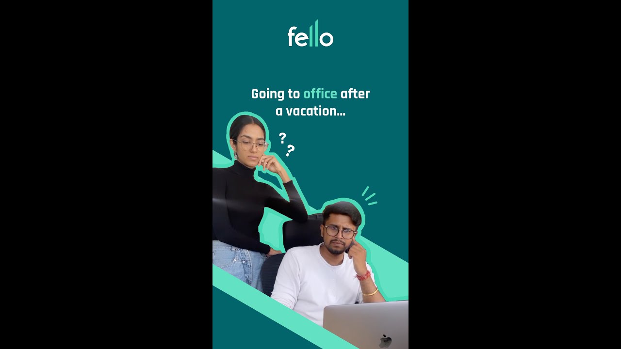 How looking at pending office tasks after a vacation feels like... | Fun with Fello | Fello Finance