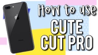 How to edit using Cute Cut Pro 2018: Transitions, Custom Transitions, etc.