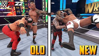 50 Old Vs New Finishers - Wwe 2K22