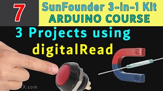 Famous Lesson 7: Digital Read Push button, detecting magnetic field  SunFounder Kit - RJT590 Profile