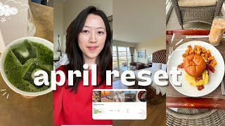 APRIL RESET 2024 (with Notion!) | goal tracking, healthy living, monthly review