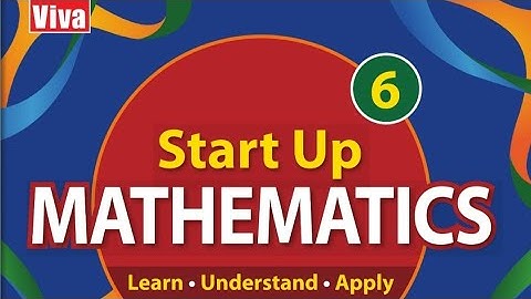 Ex-12.1 || ques 1 to 5 || start up mathematics viva || class 6