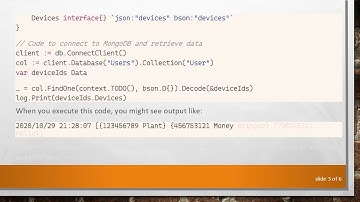 Extracting Keys from a map in Go: A Guide to Handling MongoDB Data