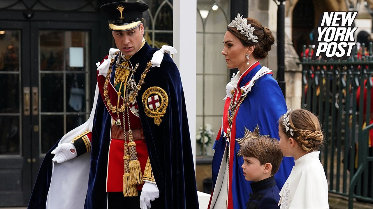 Kate, William arrive at coronation: Princess stuns in Alexander ...