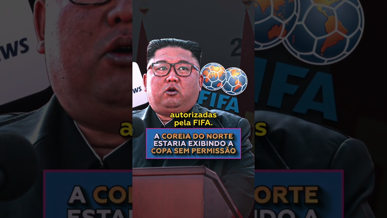 A Coreia do Norte estaria exibindo a Copa sem permissão