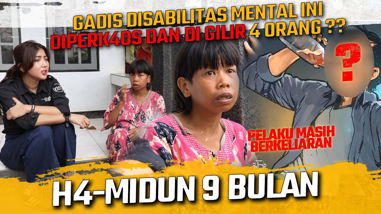 GADIS DISABILITAS MENTAL INI DIPERK4OS DAN DI GIL1R 4 ORANG ?? PELAKU MASIH BERKELIARAN ?? KOK BISA