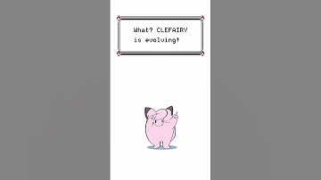 Thumbnail of Clefairy - Pokemon Evolution Animation #shorts