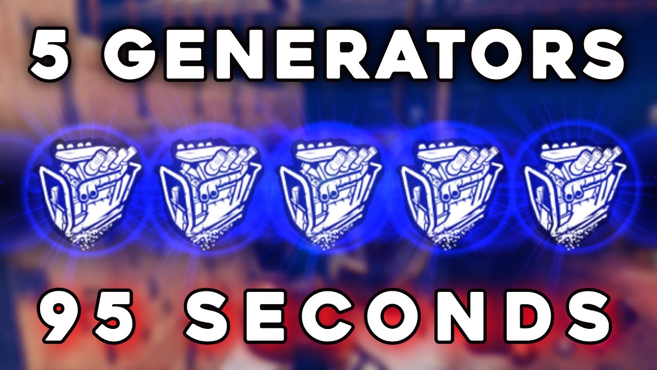 5 Generators. 95 Seconds.
