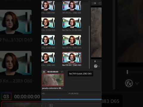 Kodak Film Look: Da Vinci Resolve #colorgrading #davinciresolve #filmmaking