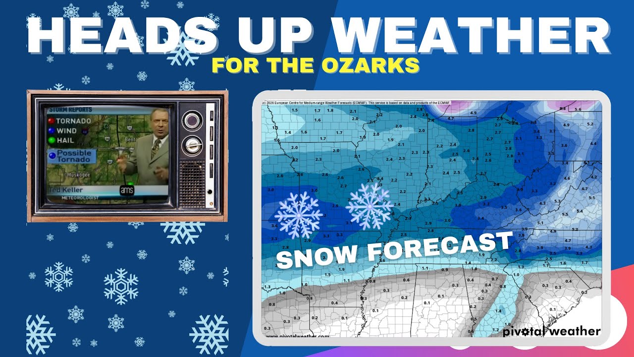 ❄❄Snow Potential for the Ozarks Heading into the Weekend