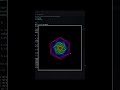 🐍 Python Turtle Magic 🐢✨ | Satisfying Code in Seconds 🤯 #Shorts #Python #Hero