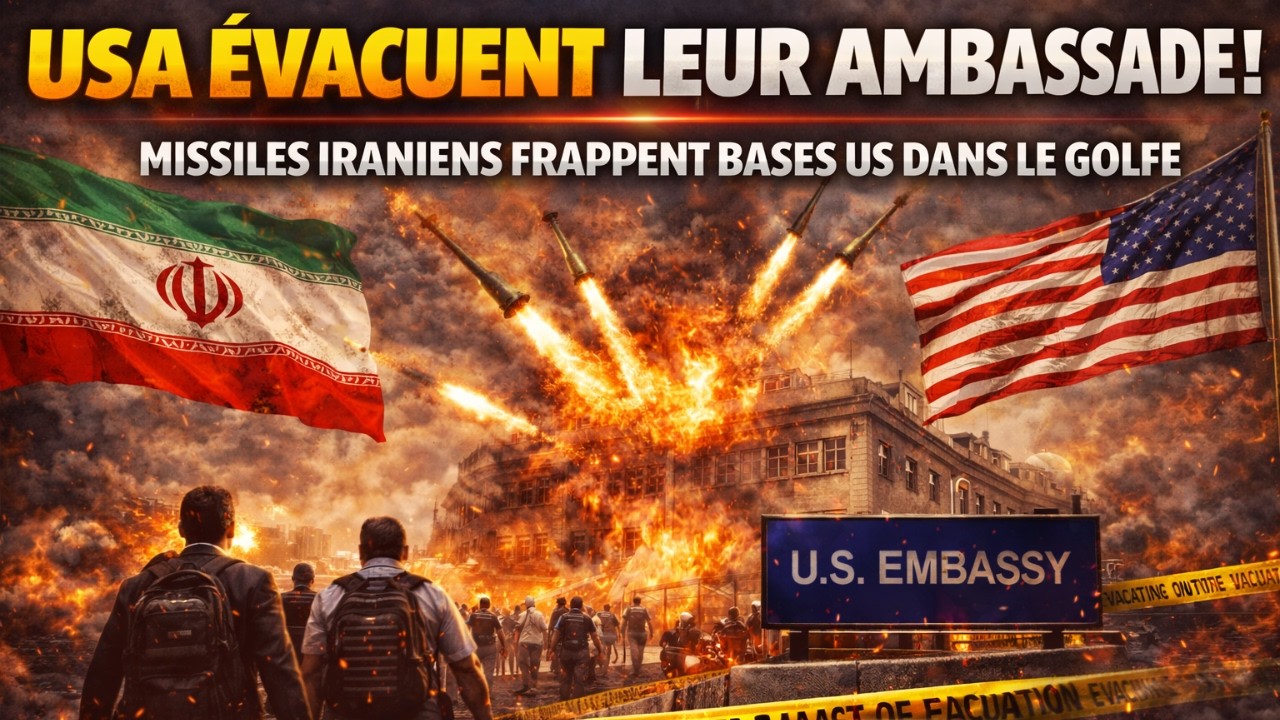 Les États-Unis évacuent leur ambassade après la riposte de l’Iran dans le Golfe persique.